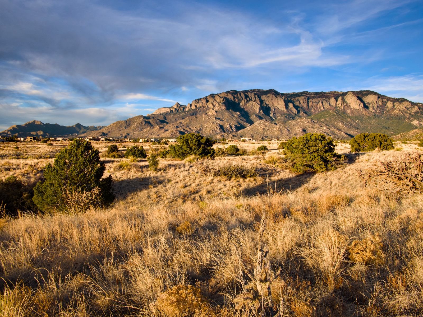 Sandia Mountains at Albuquerque sunset